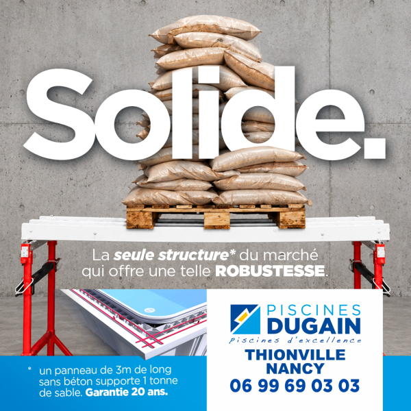 Piscines Dugain : une solidité qui se voit et qui se prouve